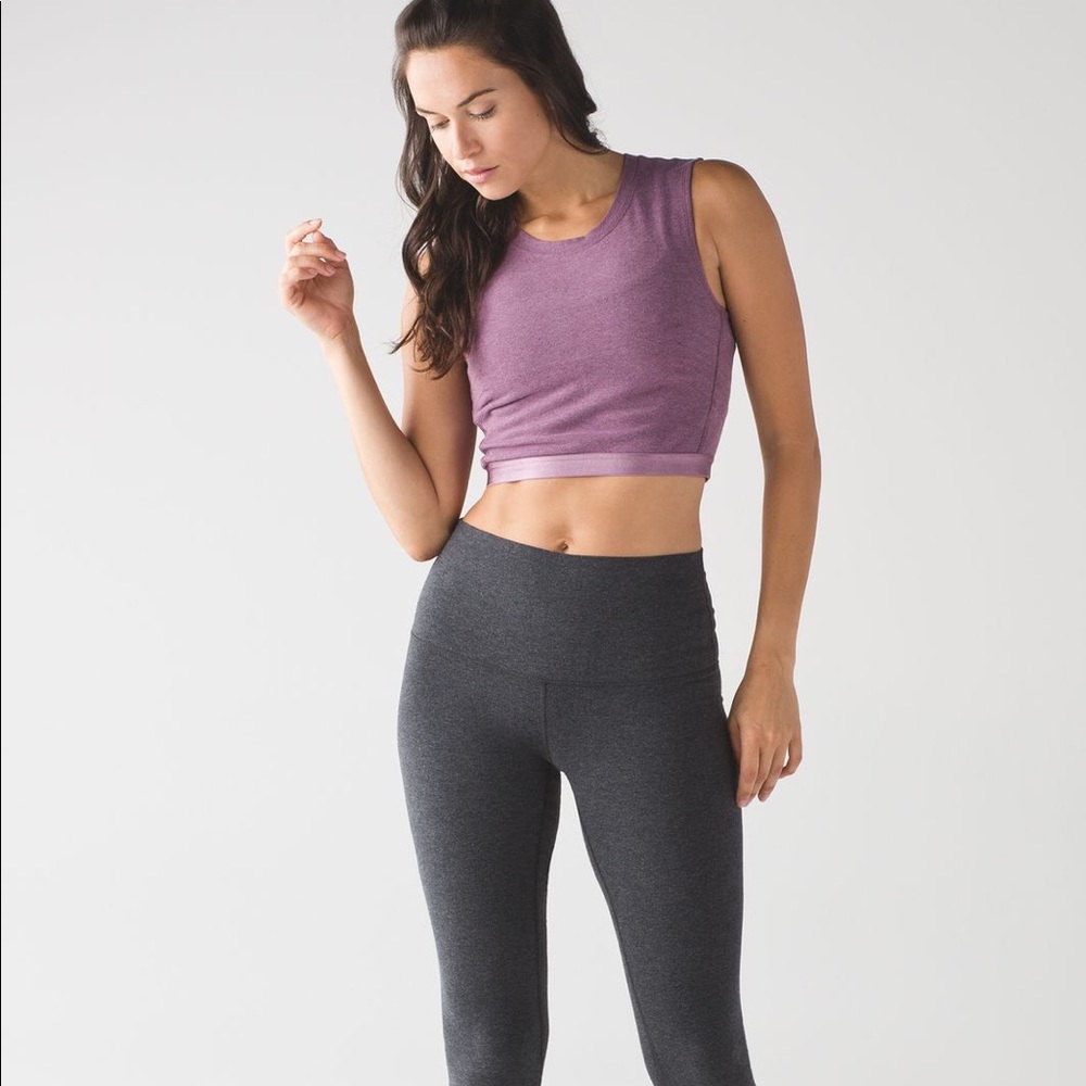 Lululemon Soulful Cropped Tank size 10 - Rare!